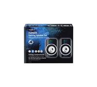 Nedis Enceintes pour Jeux 2.0 RGB Alimentation USB