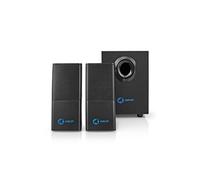 Nedis Gaming Xyalon - Système de haut-parleur - pour PC - Canal 2.1 - 11 Watt (Totale) - noir G