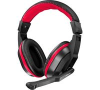 Gaming Ziva Casque Gamer Avec Micro Pour Pc,Ordinateur Portable,Ps4 Et Xbox One,Jack 3.5Mm - Noir/Rouge
