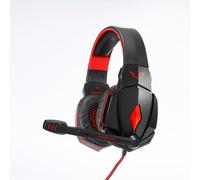 Gamium Micro Casque Gaming avec Micro Omnidirectionnel et Télécommande pour PC, Mac, PS4, Xbox One, Switch, Smartphones et Tablettes