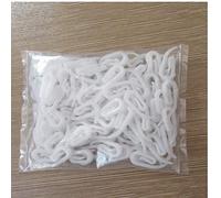 Gamloious 100 pcs Rideau Crochets pour Motif Nombre Living Room en Plastique Nylon Forme décorative Accessoires Embrasse Anneaux Buckles