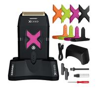 GAMM XCEED Rasoir Électrique Hommes Barbe et Cheveux |Moteur Vector IN2 avec Intuitive Torque Control | Autonomie de 120 Min |Rasoir de Poche | Câble USB de Type C | Corps en Aluminium