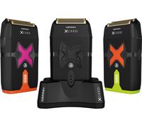 GAMM XCEED Rasoir Électrique Hommes Barbe et Cheveux |Moteur Vector IN2 avec Intuitive Torque Control | Autonomie de 120 Min |Rasoir de Poche | Câble USB de Type C | Corps en Aluminium