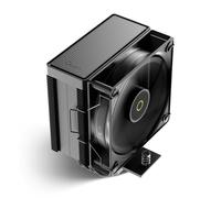 Gamma A40 BK Air Cooler CPU,100mm PWM Low-Noise Fan,133mm Height Single Tower Computer Compact CPU Air Cooler,4 Copper Direct Contact Heat Pipes,for Intel LGA 115X/1200/1700/1851 &AMD AM4/AM5