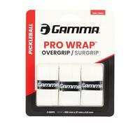 GAMMA Pickleball Pro Wrap Surgrip Extra Collant, Durable, Absorbant l'humidité, Blanc, Bleu