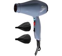 Gammapiu Sèche-cheveux professionnel 500 Compact Light, léger et compact, technologie de séchage profond, grille recouverte de tourmaline, W1800-2000 (gris)