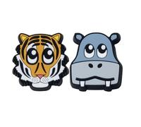 GAMMA Raquette Accessoire Zoo Damp Lot de 2 Hippo Tiger Amortisseur, Multicolore, s