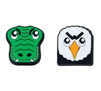Gamma Raquette Accessoires Zoo Damp Lot de 2 Eagle Gator Amortisseur, Multicolore, s