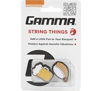 Gamma String Things Lot de 2 amortisseurs pour bière, Shrimp Sushi Orange Blanc Accessoires de Raquette Multicolore