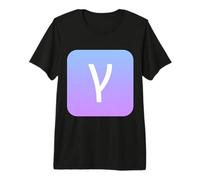 Gamma - Troisième Lettre de l'alphabet Grec T-Shirt Haut de Gamme