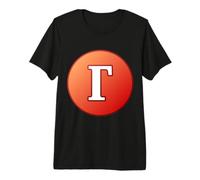 Gamma - Troisième Lettre de l'alphabet Grec T-Shirt Haut de Gamme