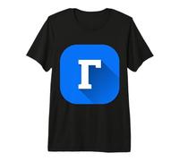 Gamma - Troisième Lettre de l'alphabet Grec T-Shirt Haut de Gamme