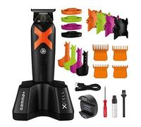 GAMMA+ Xcell Tondeuse professionnelle pour homme avec moteur vecteur IN2, 180 min d'autonomie sans fil, partie arrière en aluminium, 4 peignes, câble USB Type-C