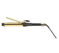 GAMMAPIU' Clip XL Fer à Friser Professionnel Ø32mm, Finition Or 24K, Plaque à Friser avec Pointe Résistante à la Chaleur, Chauffage Rapide, Fer pour Ondes Marquées, 4 Niveaux de Température