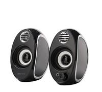 Gamme complète 2.0 Subwoofer Haut-parleurs d'ordinateur portables Mini basse Haut-parleur PC Musique portable DJ USB Soundar pour ordinateur portable Téléphone TV, Noir