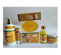 Gamme De Soins De La Peau - Gluta - Piment Doux - Lait 500ml - Sérum 100ml - Savon 200g Multicolore