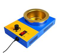 Gamme de Températures du Creuset de Fusion de Soudure 100-550℃ Four de Fusion Portable avec Creuset de Soudure Et Forte Dissipation Thermique Capacity 800g