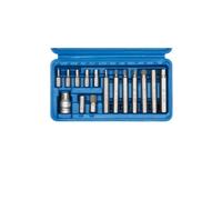 SW Stahl Assortiment d'Embouts 3/8 Pouces, Six Pans Creux, 15 Pièces 04920L