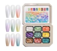 Gamme Gel-Nagellack, gradient de couleur accessoires de conception de nail gel pour la conception créative et l'expression artistique, cohérence spécialement développée pour une application sans effor