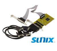 GAMME INDUSTRIELLE SUNIX - Carte PCI 4 Ports COM RS232 + LPT - MIO5099A