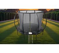Gamme Jump4Fun : Trampoline Luxury rectangle noir - 10 ft / 244 x 305 cm