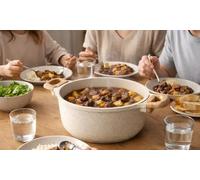 Gamme Just Perfecto : Cocotte avec couvercle 24 cm beige - JL-36