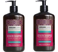 Gamme Kératine Shampoing Réparateur Et Nutritif A La Kératine Bio Régénère Les Cheveux Abimés Prévient La Casse Lot De 2x400 Ml