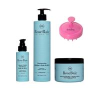 Rosebaie Kit Kératine Et Huile De Ricin, Éléments Hydratants, Sans Sulfate Et Sans Parabène Qui, 3 unité (Lot 1)