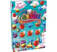 Gamme Logic : Candies - Bankiiiz Editions - Jeu de société - Jeu de société Enfant - Mode Solo - Jeu de logique - Jeu 7 Ans - Casse tête