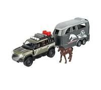 Gamme Majorette Majo Gs Land Rover + Remorque 25cm