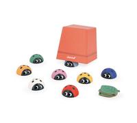 Gamme Pédagogie - Jeu de Mémoire Coccinelles - Apprendre Les Couleurs - Jouet Educatif - en Bois et Carton FSC - Dès 24 Mois