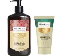 Gamme Ricin ¿ Shampoing Accélérateur De Croissance 400 Ml + Shampoing 50 Ml ¿ A L'huile De Ricin Bio ¿ [Soin Pour Cheveux] - Nourrit Renforce Hydrate - Tous Types De Cheveux[Z675]