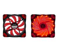 gammec Fg15re pour boitier, 15 LED, lumière Rouge, Ventilateur de 12 cm