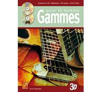 Gammes pour la guitare en 3D (1 Livre + 1 CD + 1 DVD)