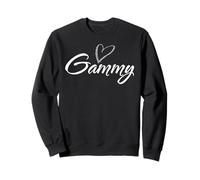 Gammy avec imprimé léopard cœur Amusant pour Tante Grand-mère Maman Cadeau Sweatshirt