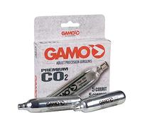 GAMO 12-Gram Replacement CO2 Cylinders, 5-Pack, noir noir