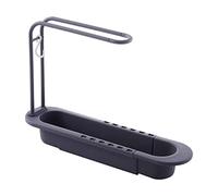 Gampu Support télescopique pour évier, Support Extensible pour éponge et Savon, Support Suspendu pour éponges, Organisateur d'évier, Support pour Vaisselle pour la Cuisine.