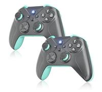 Gamrombo Lot de 2 manettes de rechange sans fil pour Xbox, compatibles avec Xbox One, Xbox Series X/S, avec fonction Turbo/Macro/prise casque 3,5 mm, nécessite une mise à jour du logiciel pour jumeler