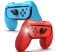 GAMSURFING Poignées pour manette Nintendo Switch - Bleu et rouge