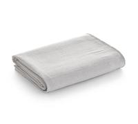 GAMUSI Couvre-lit multifonction écru - Couvre-lit léger et résistant - Protecteur de canapé, lit et fauteuil - Couverture décorative moderne 180 x 140 cm, gris clair