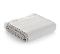 GAMUSI Jarapa Housse de canapé 2 places multi-usages en coton uni pour lit de 90/105 cm Gris 180 x 280 cm