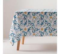 GAMUSI Nappe Anti-Taches en Coton Abstrait rectangulaire au Toucher Tissu 160 x 240 cm, Couleur Multicolore