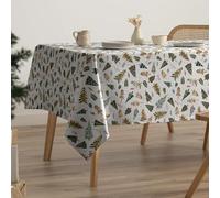 GAMUSI Nappe Noel rectangulaire Anti-Taches Arbres de Noël Multicolores 160x200 cm