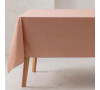 GAMUSI Nappe Unie Tissu Coton Bio Imperméable Antitache Rectangulaire Couleur Carreau 140x300 cm