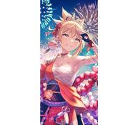 GAMZE 5D DIY Diamond Art Painting Kit Complet, Genshin Impact Manga, Dessin Animé Diamant Peinture Broderie Point de Croix Diamond Art Painting Kits pour Maison Bureau Décoration(30x40cm)