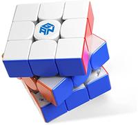 GAN 12 Maglev Cube Magnétique 3x3, Positionnement de Noyau Amélioré 2.0 avec Auto-alignement à 30°, GES Magnétique/Pro+ pour Enfants, Adolescents et Adultes (Version Frost)