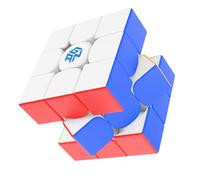 GAN 15 Maglev Speed Cube Magnétique 3x3 Professionnel, Version Mat | 58g ultra-léger, lévitation magnétique, auto-alignement, 36 réglages de tension, véritable pièce de collection