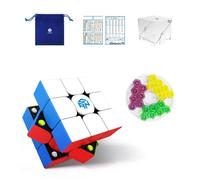 GAN 356M High Speed Cube Magnétique 3x3 avec 48 Aimants | IPG numérique en forme d'aile, GES+ réglabl, cadeau anniversaire parfait pour enfant, adulte et collectionneur