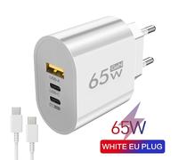 GaN 65W USB Type C chargeur prise EU adaptateurs d'alimentation pour téléphone portable pour iPhone Xiaomi Huawei Samsung chargeur mural de charge rapide