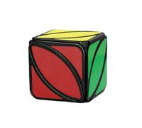 GAN Cube modifié en forme de feuille d'érable, conception traditionnelle avec autocollants, jouet casse-tête fantaisie